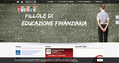 Desktop Screenshot of capireleconomia.it